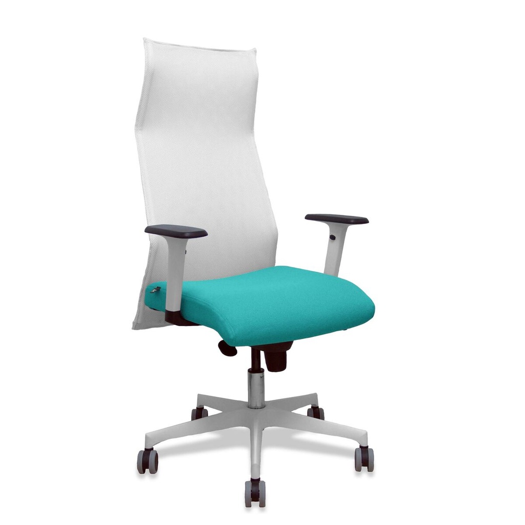 Office Chair Piqueras y Crespo 54BR65G White Turquoise