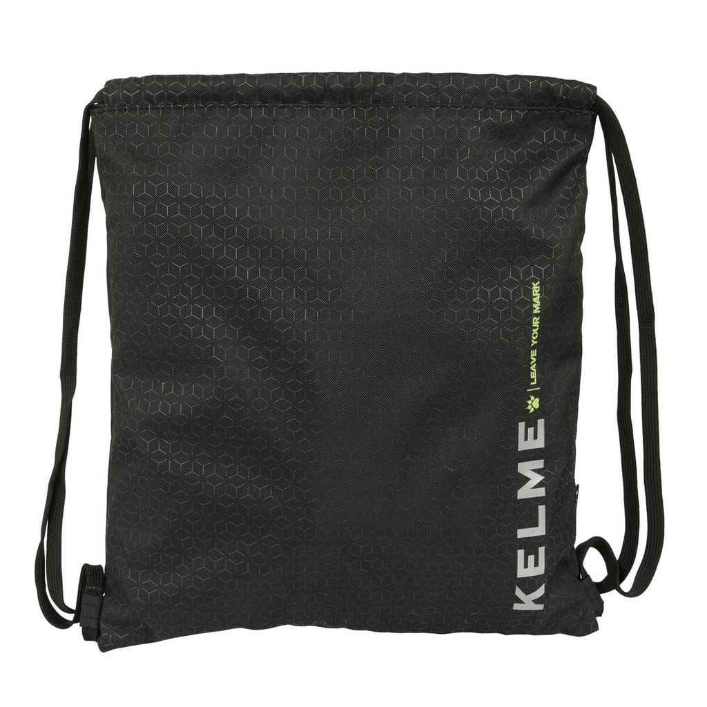 Backpack with Strings Kelme Iron Black 35 x 40 x 1 cm