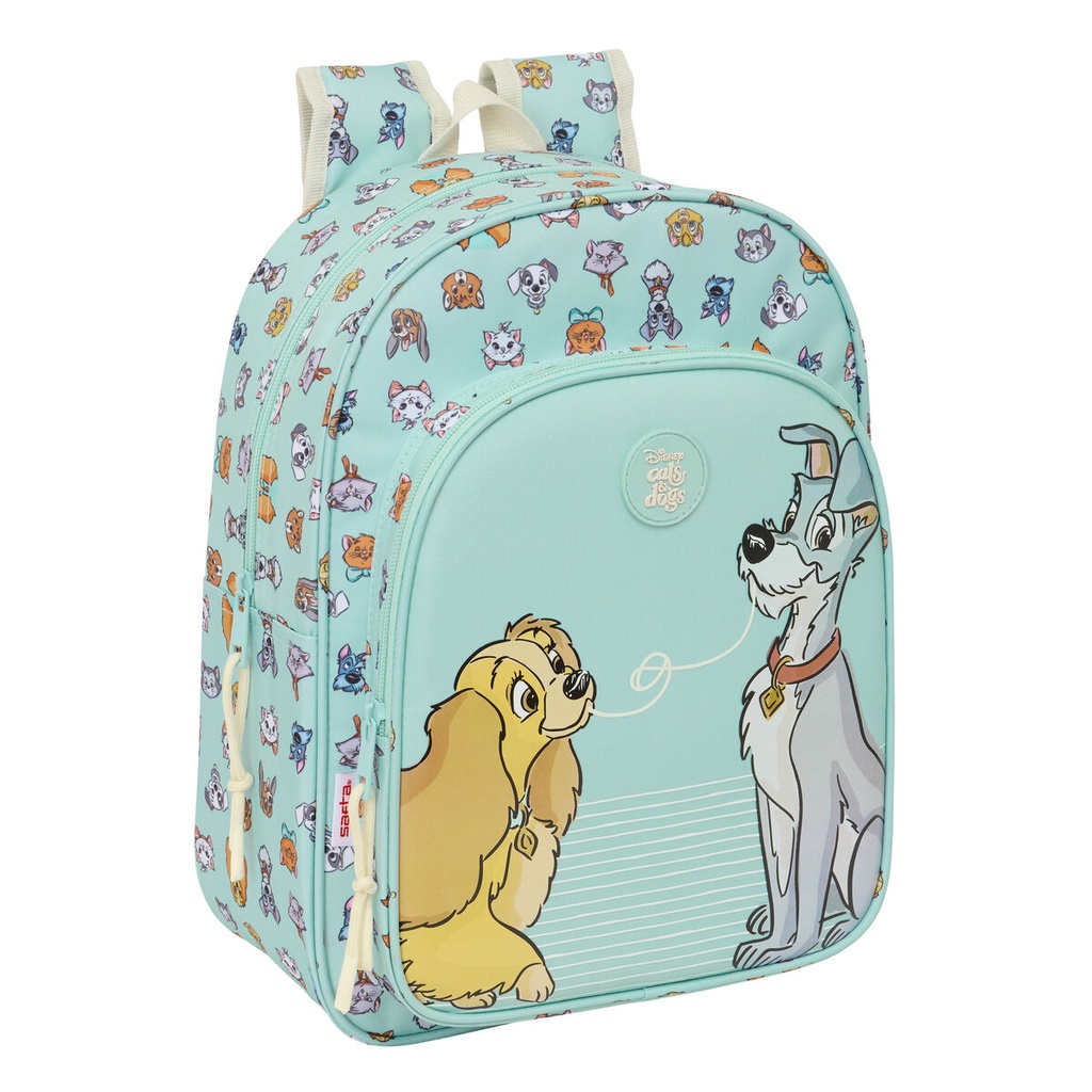School Bag Disney Blue 26 x 34 x 11 cm