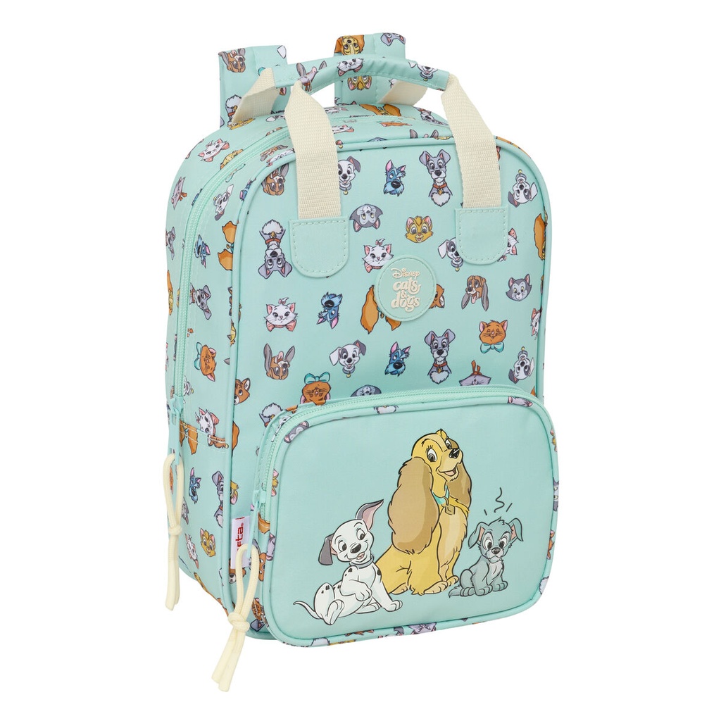 School Bag Disney Blue 20 x 28 x 8 cm