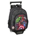 School Rucksack with Wheels The Avengers Vendetta Black 27 x 33 x 10 cm