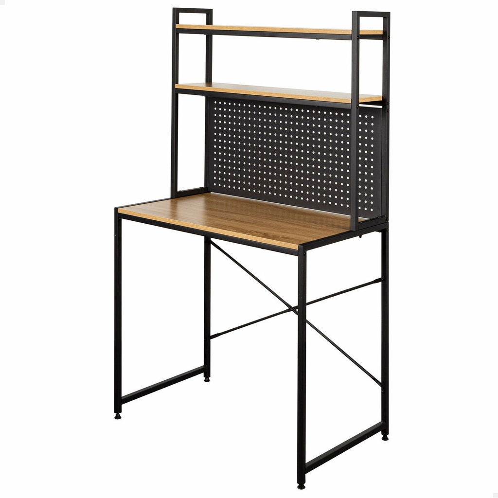 Desk with Shelves Max Home Steel Melamin Particleboard 84 x 148 x 50 cm