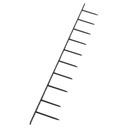 Peine para encuadernar GBC SureBind Negro 25 mm (100 Unidades)