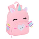School Bag Safta Unicornio Pink 20 x 25 x 9 cm