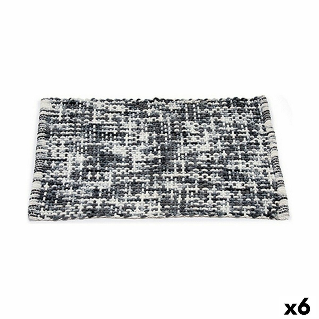 Alfombrilla Antideslizante para Ducha Berilo ITEM NO.11 RUGS Gris oscuro 50 x 80 cm (6 Unidades)