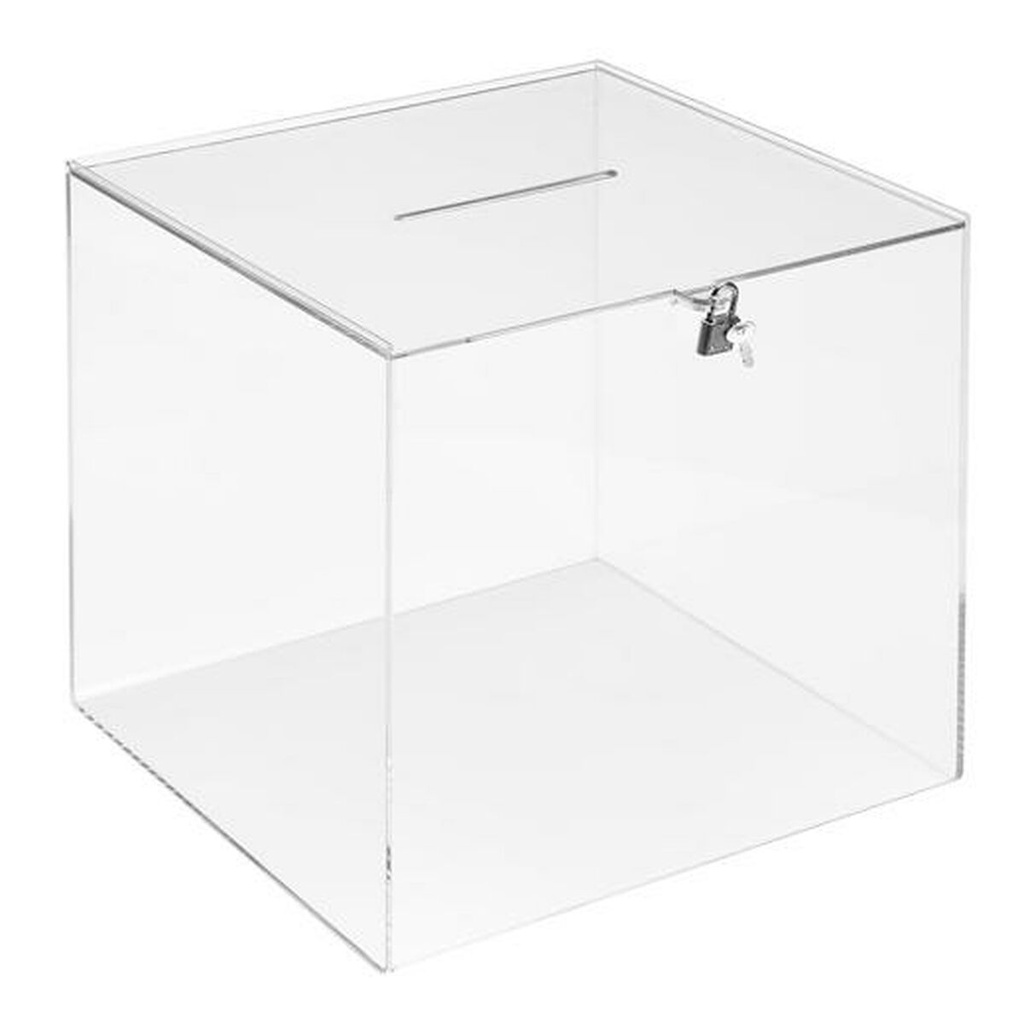 Urn Archivo 2000 Transparent 30 x 30 x 30 cm