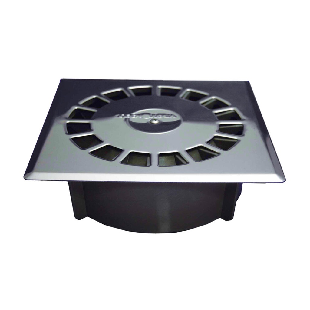 Drain Tecnoagua T-88 I PVC Stainless steel 16,5 x 16,5 x 5,7 cm Ø 7,5 - 5 cm Vertical