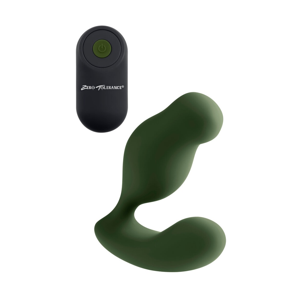 Anal Vibrator Zero Tolerance Green