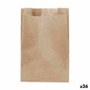 Reusable Food Bag Algon kraft paper 10 x 15 cm Disposable 30 Pieces (36 Units)