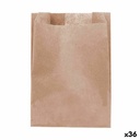 Bolsa Reutilizable para Alimentos Algon papel kraft 13 x 18 cm Desechables 25 Piezas (36 Unidades)