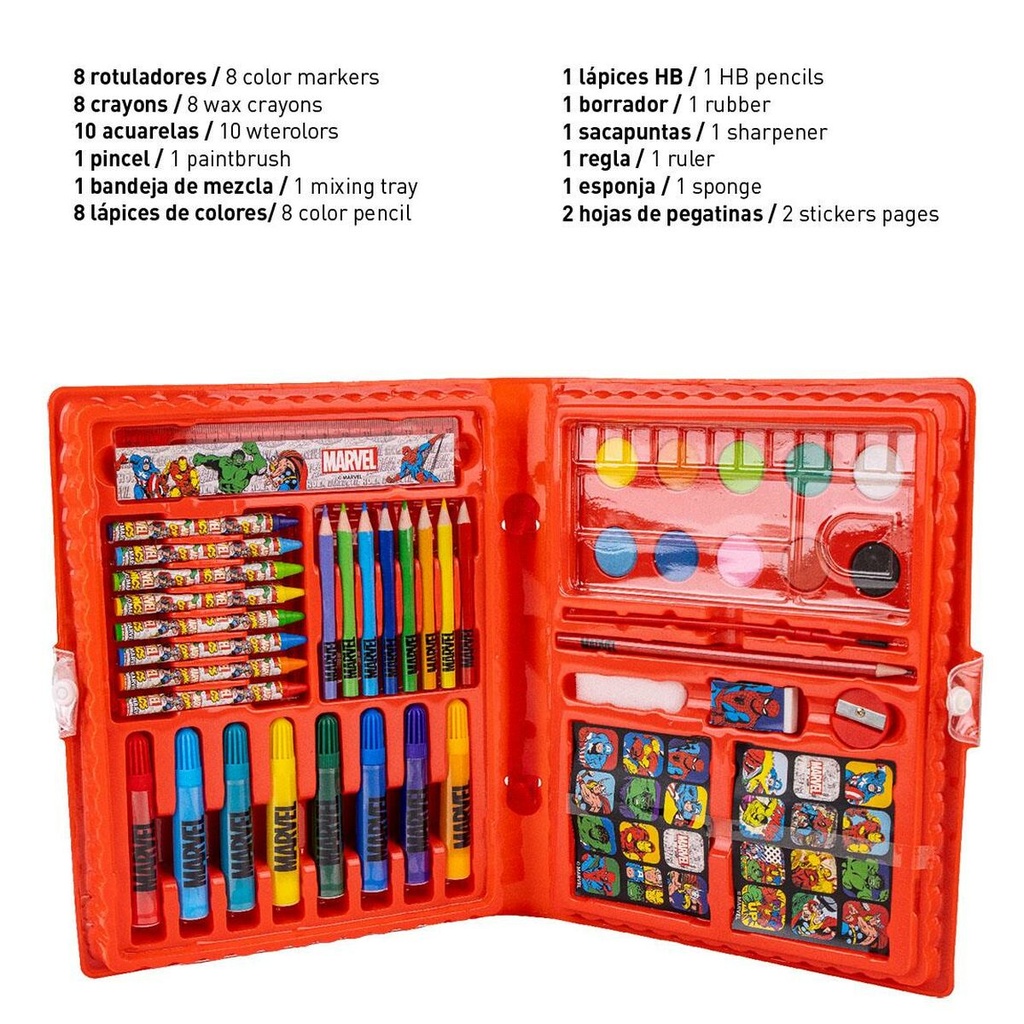 Stationery Set Marvel Briefcase