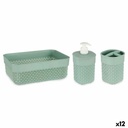 Bath Set Berilo PP-107-3 Green Plastic (12 Units)