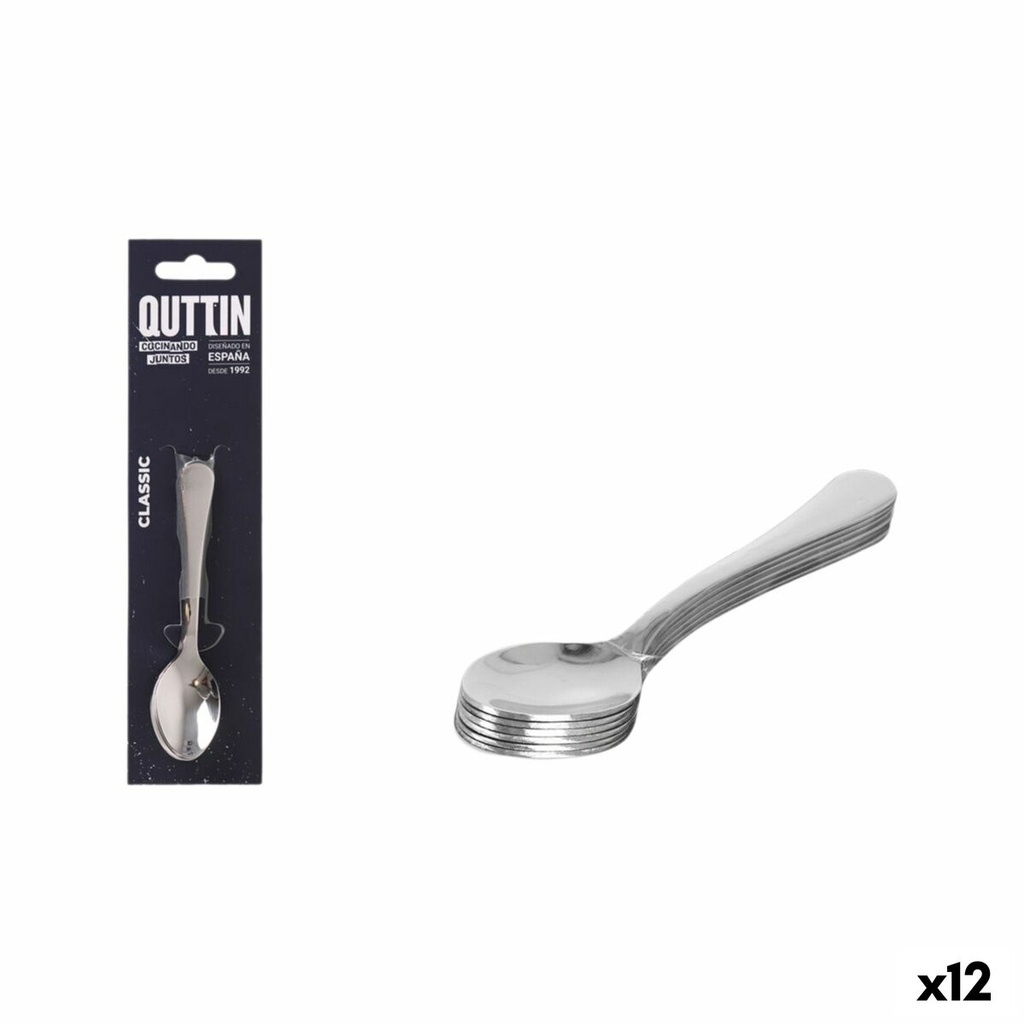 Cuchara de Postre Quttin Classic 6 Piezas (12 Unidades)
