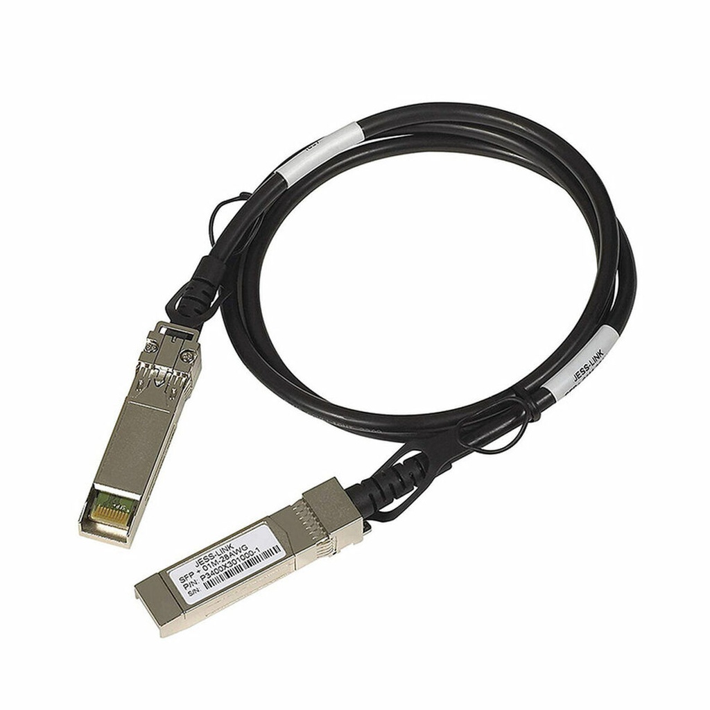 Cable Red SFP+ Netgear AXC761-10000S 1 m Negro