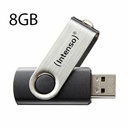Memoria USB INTENSO Basic Line 8 GB Negro