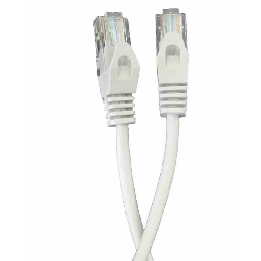 Cable de Red Rígido UTP Categoría 5e EDM 56022 Blanco Gris