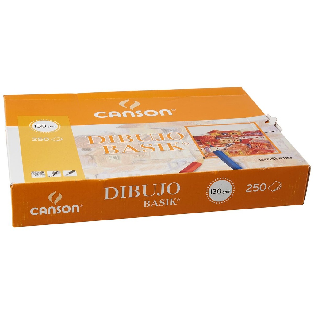 Papel de dibujo Canson Basik 250 Hojas