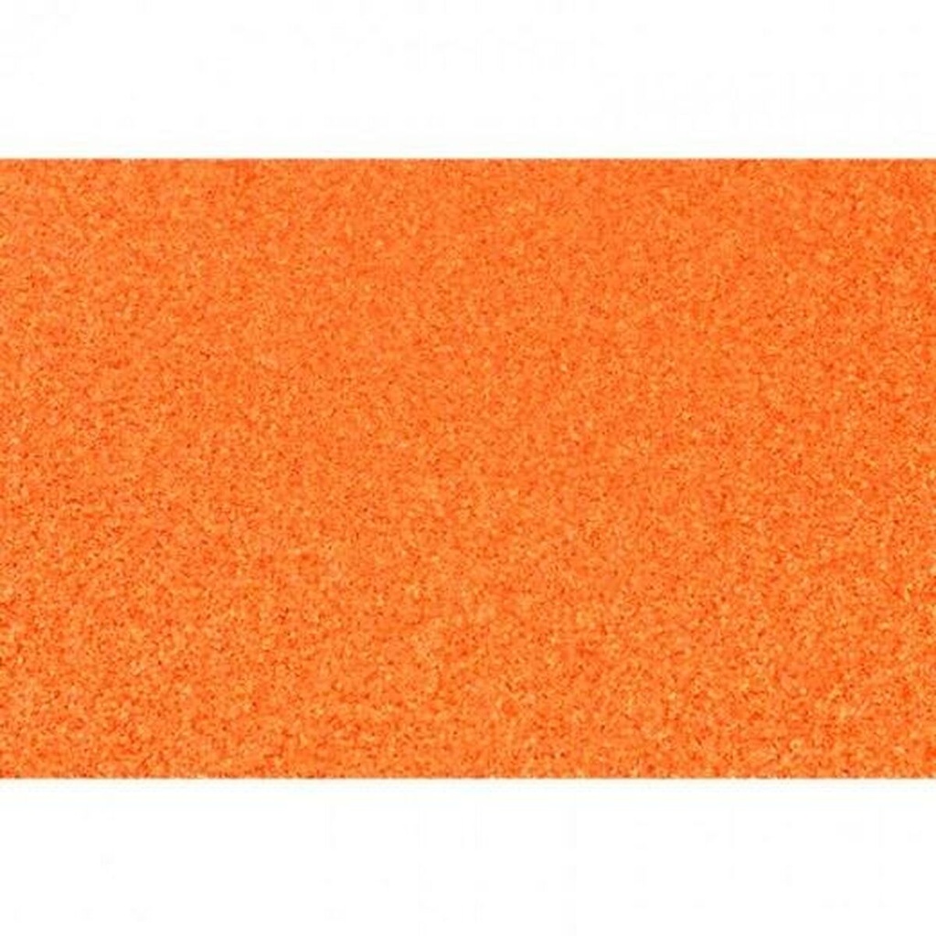 Goma Eva Fama Naranja 50 x 70 cm Purpurina