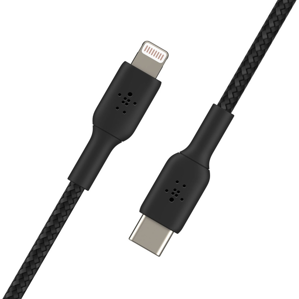 Cable USB-C a Lightning Belkin CAA004BT1MBK 1 m Negro
