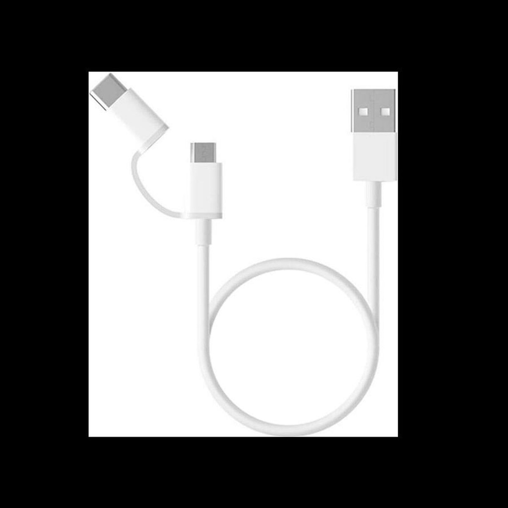 Cable USB a micro USB Xiaomi Blanco 30 cm