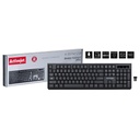Teclado Activejet K-3911W Negro QWERTY