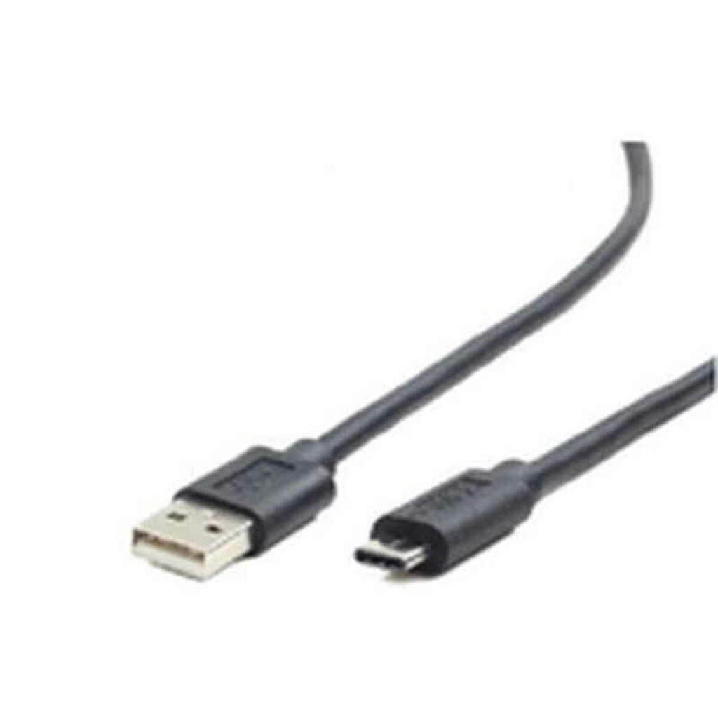 Cable USB A 2.0 a USB-C GEMBIRD CCP-USB2-AMCM-1M Negro 1 m