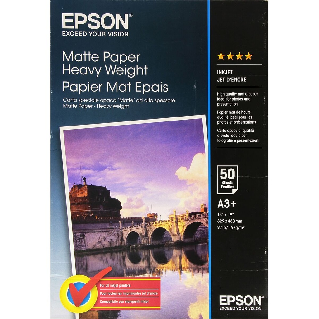Papel Fotográfico Mate Epson C13S041264 A3