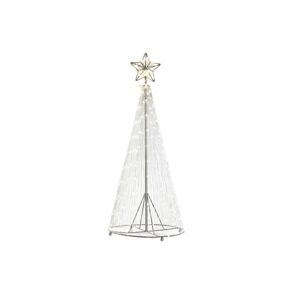 Árbol de Navidad DKD Home Decor Plateado Metal 25 x 25 x 60 cm