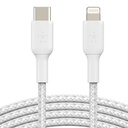 Cable Lightning Belkin CAA004BT2MWH Blanco 2 m