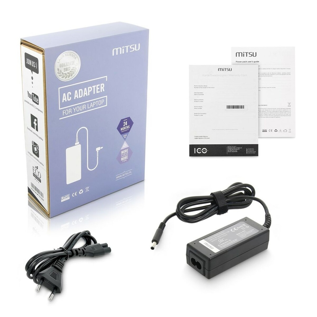 Cargador para Portátil Mitsu 5ZM016 45 W