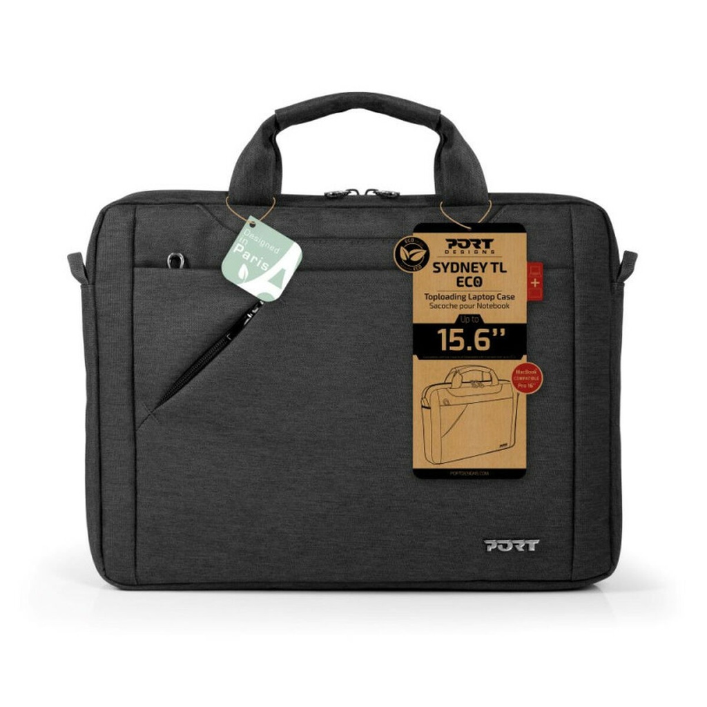 Maletín para Portátil Port Designs 135172 Negro 15,6" 43 x 23,5 x 7 cm