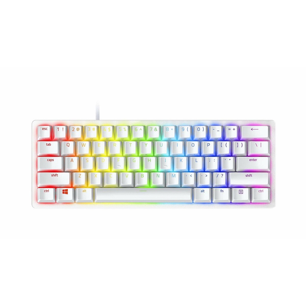 Teclado Gaming Razer Huntsman Mini Blanco Qwerty Español