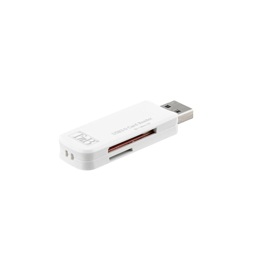 Lector de Tarjetas Externo T'NB Mini USB 3.0 Blanco