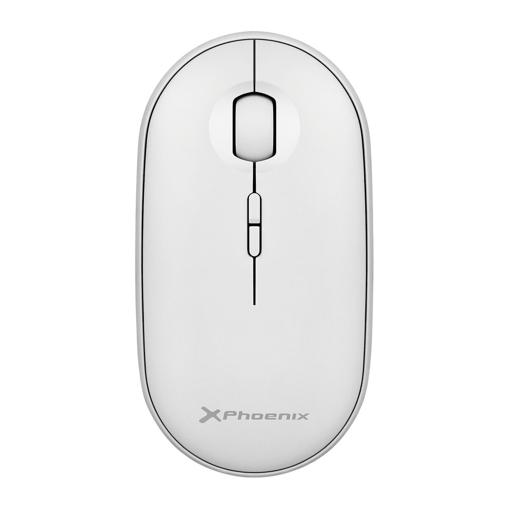 Optical Wireless Mouse Phoenix White 1600 dpi (1 Unit)