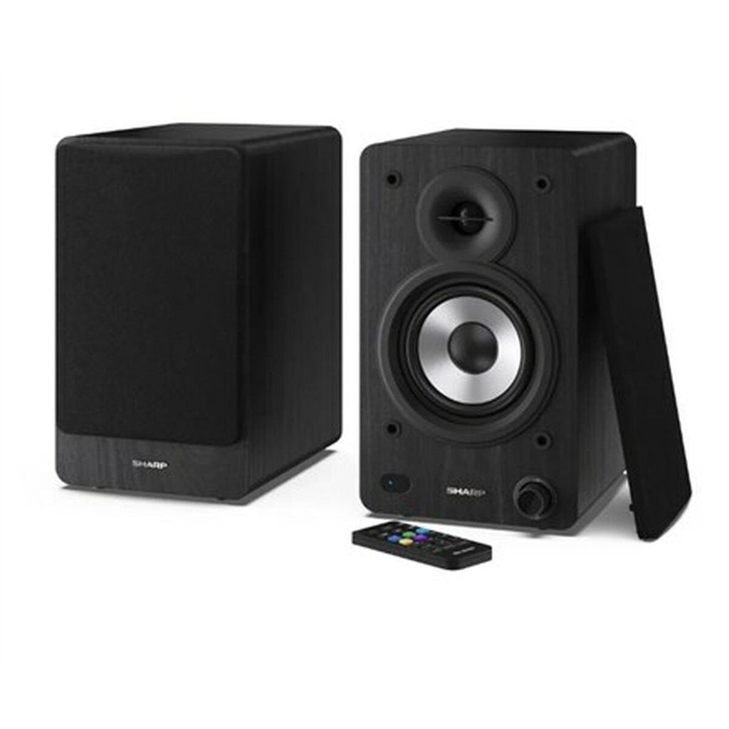 Altavoces PC Sharp Bookshelf Speakers Negro 60 W
