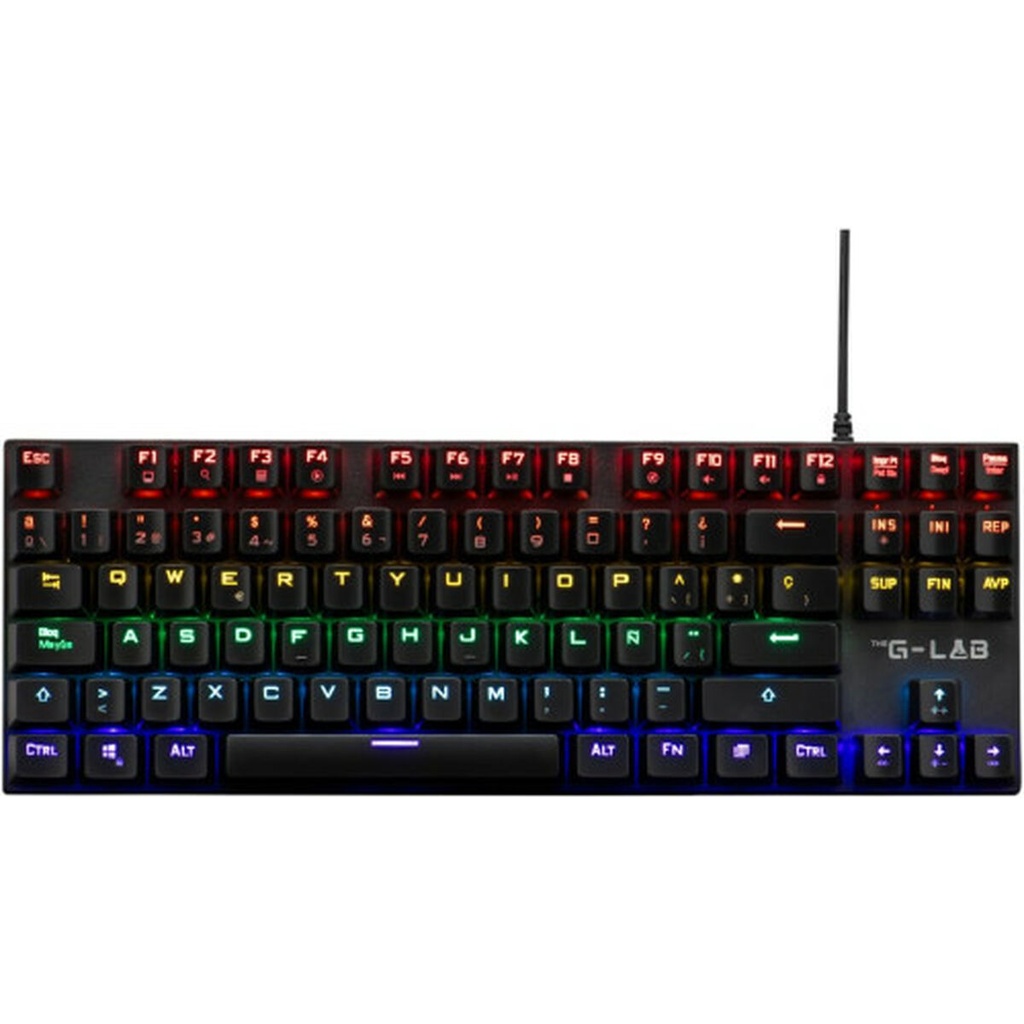 Teclado Gaming The G-Lab KEYZ-MERCURY TKL/SP Negro