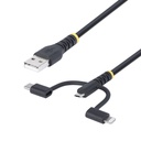USB Cable Startech RLTCUB1MBK Black 1 m