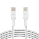 Cable USB Belkin CAB004BT1MWH2PK Blanco 1 m