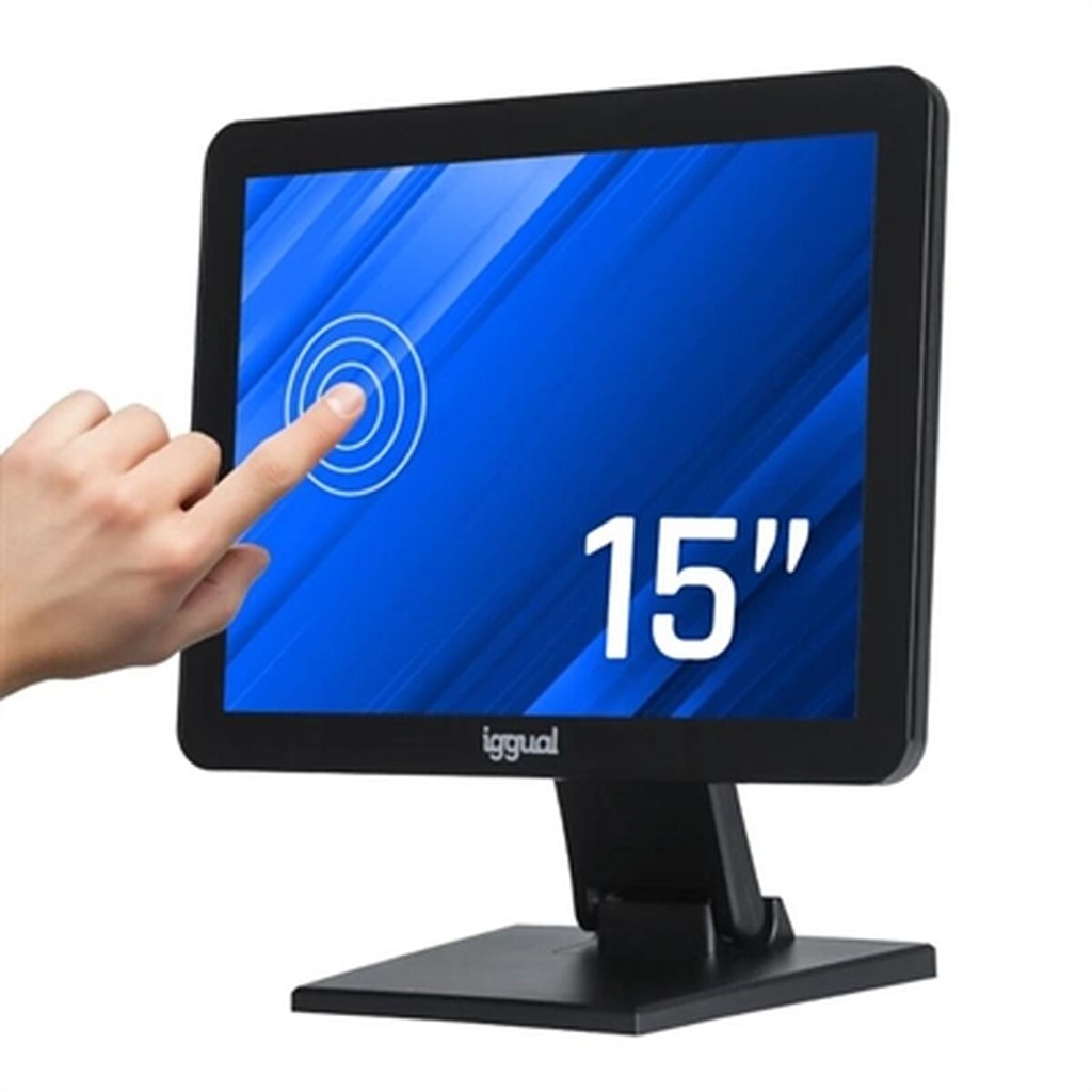 Touch Screen Monitor iggual IGG319666 15"