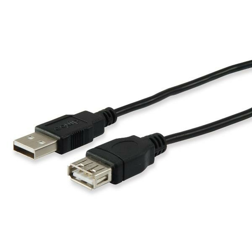USB Extension Cable Equip 128852 Black 5 m (1 Unit)