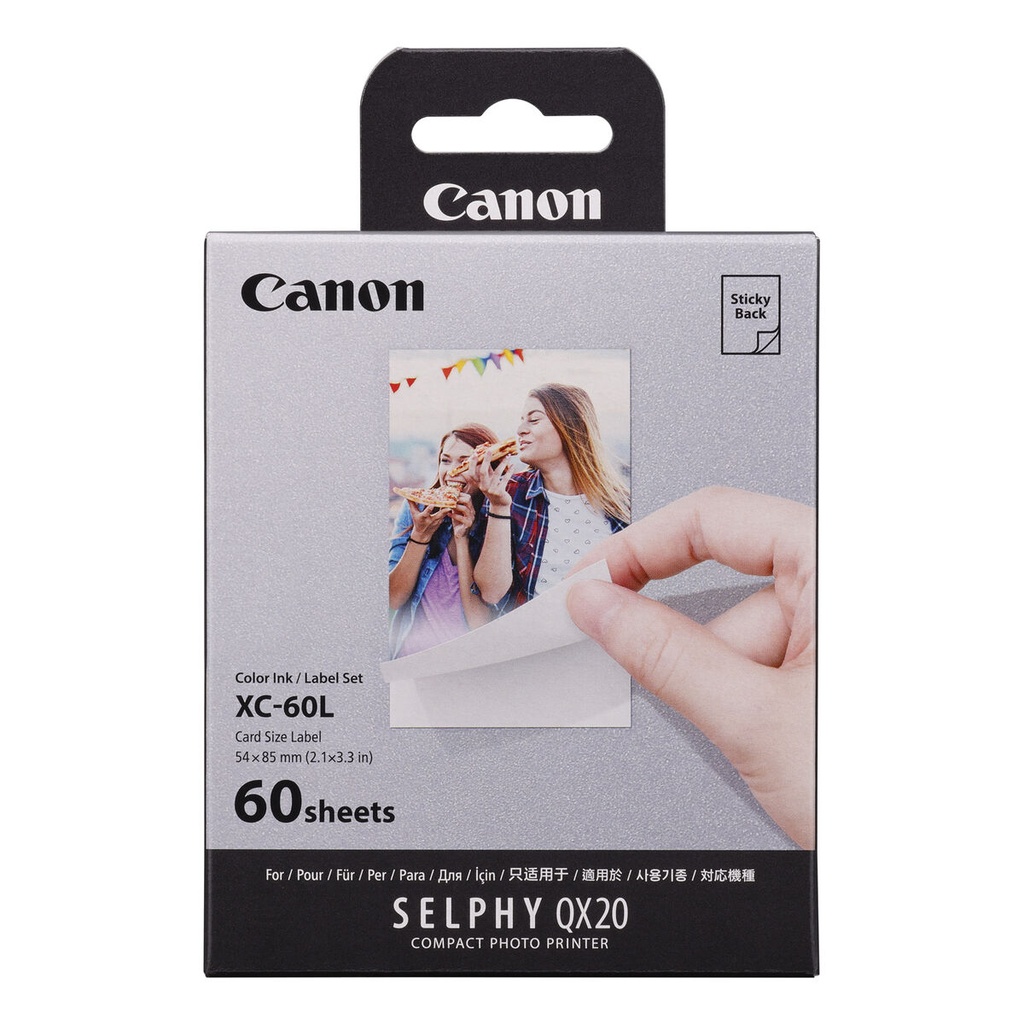 Papel Fotográfico Mate Canon 6756C001 5,4 x 8,5 cm (60 unidades)