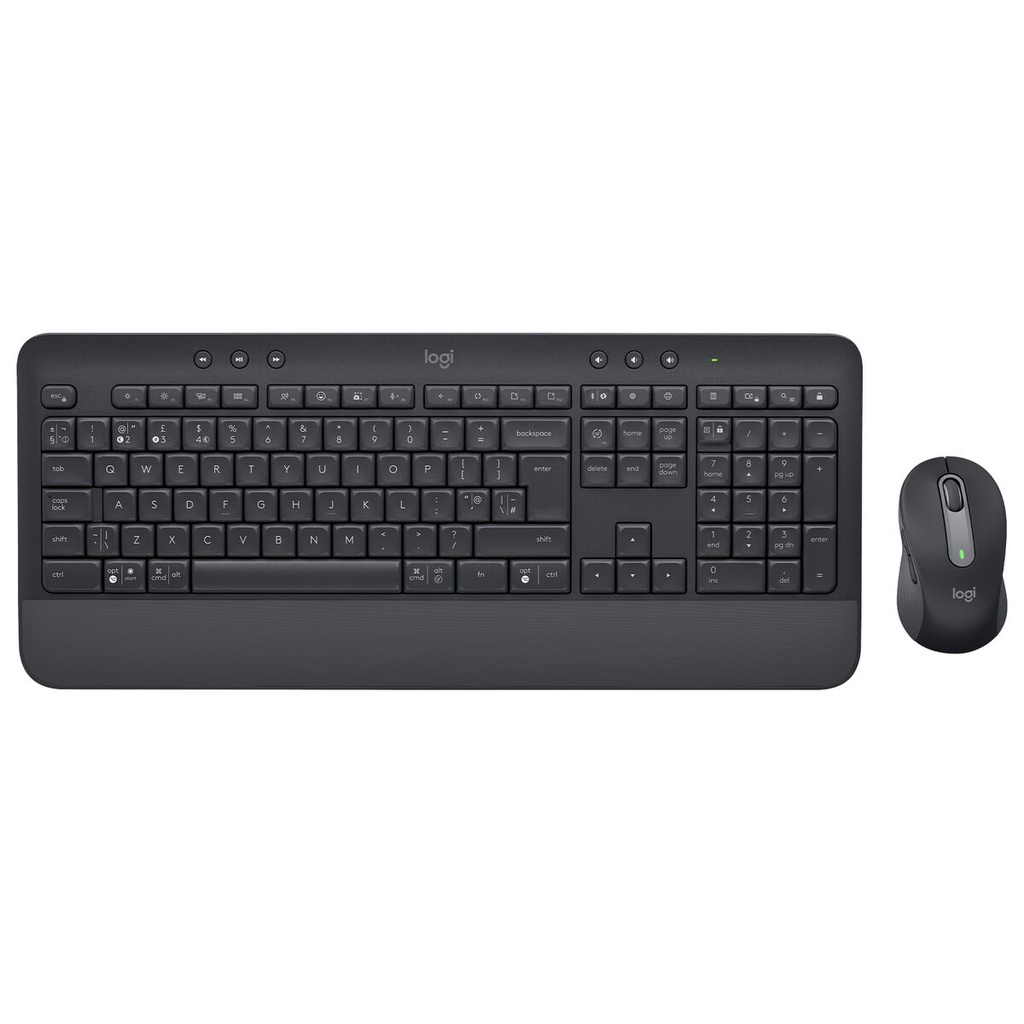 Teclado y Ratón Inalámbrico Logitech MK650 Grafito Inglés QWERTY