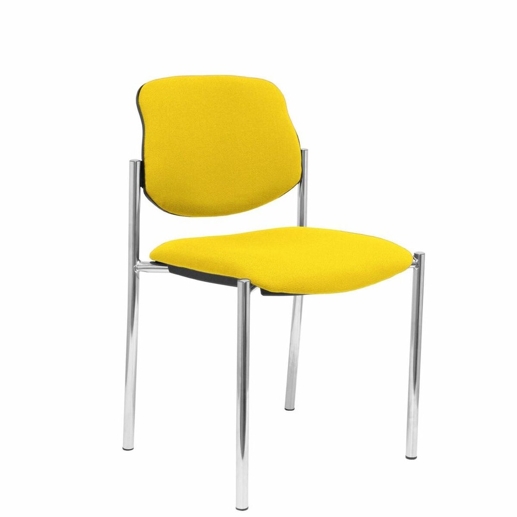 Reception Chair Villalgordo Piqueras y Crespo BALI100 Yellow Imitation leather