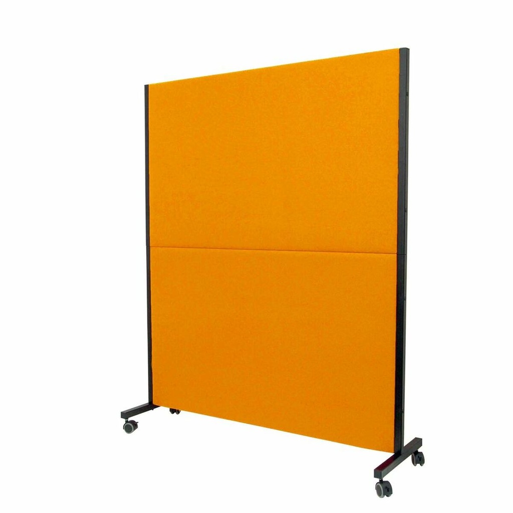 Folding screen Valdeganga Piqueras y Crespo B308RPF Orange With wheels