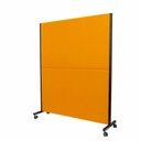 Folding screen Valdeganga Piqueras y Crespo B308RPF Orange With wheels