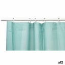 Shower Curtain Berilo SC-MIX-01-GREEN Green Polyethylene EVA 180 x 180 cm (12 Units)