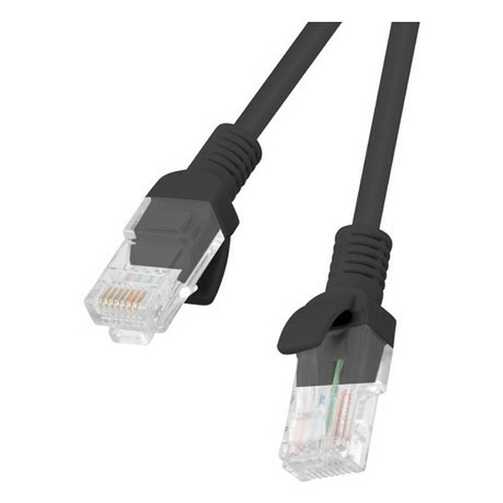 UTP Category 5e Rigid Network Cable Lanberg PCU5-20CC-0100-BK Black 1 m