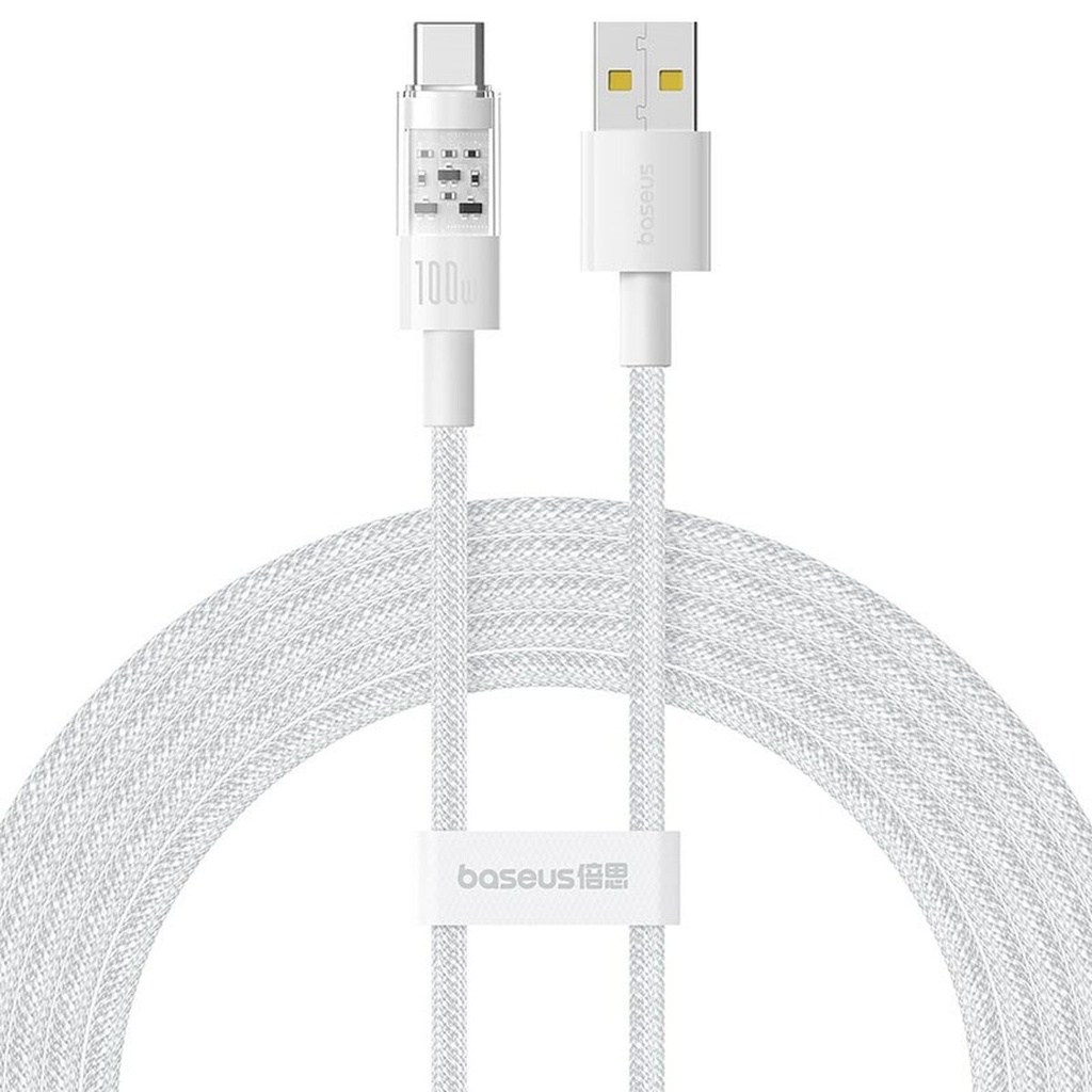 Cable USB A a USB-C Baseus P10373002211-01 Blanco 2 m