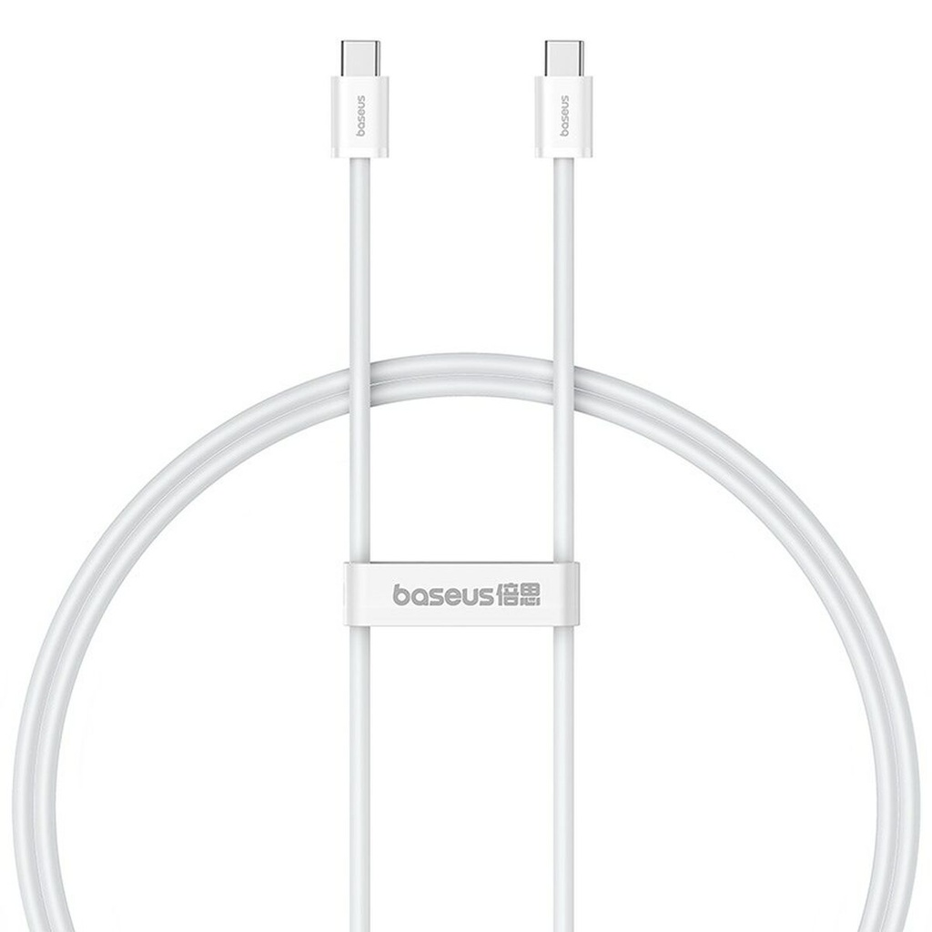 Cable USB-C a USB-C Baseus P10365200211-00 Blanco 1 m