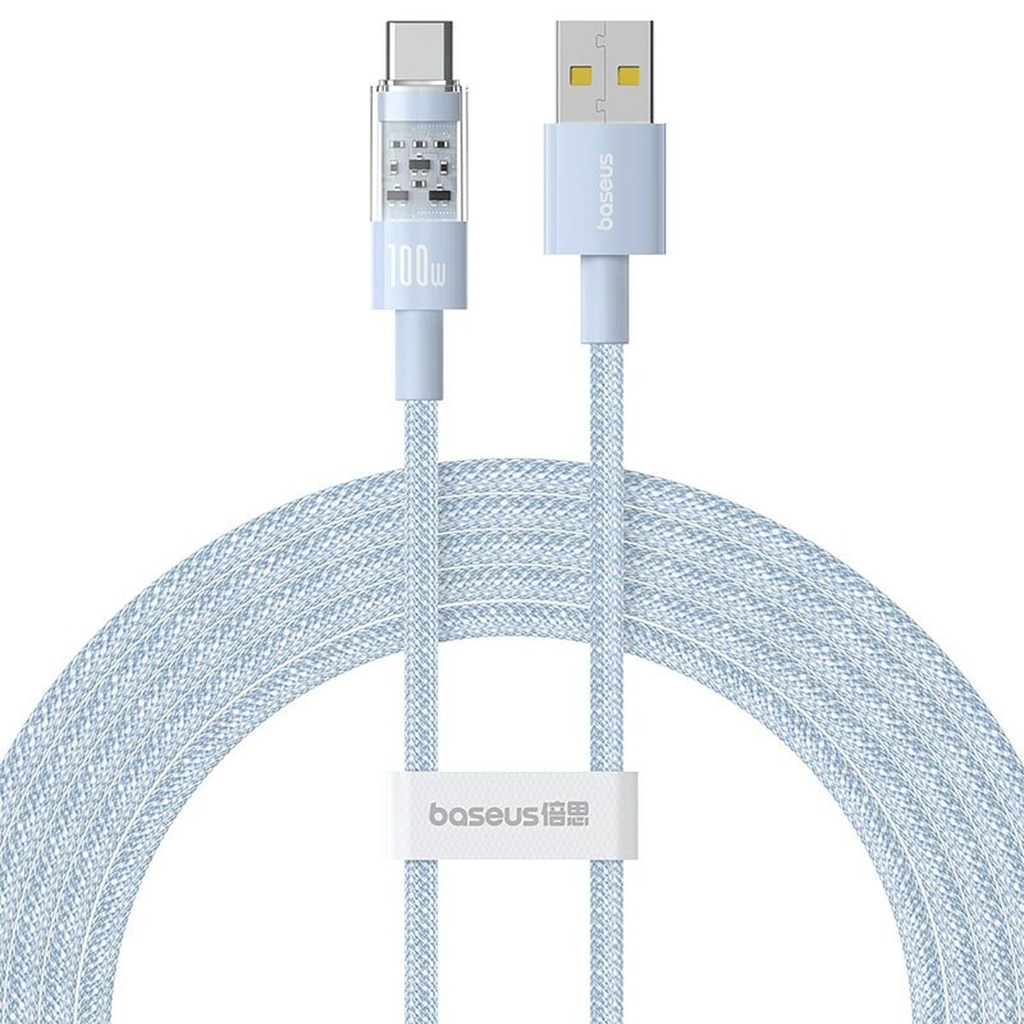 USB A to USB-C Cable Baseus P10373002311-01 Blue 2 m